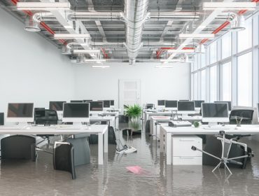 Modern Office Flooded Modern Office Flooded